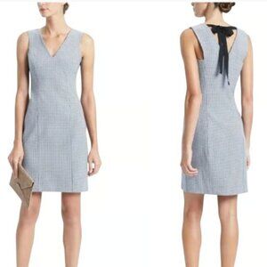 Banana Republic Houndstooth Check Tie-Back Sheath Dress- Used